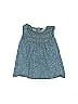 Splendid 100% Cotton Blue Sleeveless Blouse Size 6-12 mo - photo 1