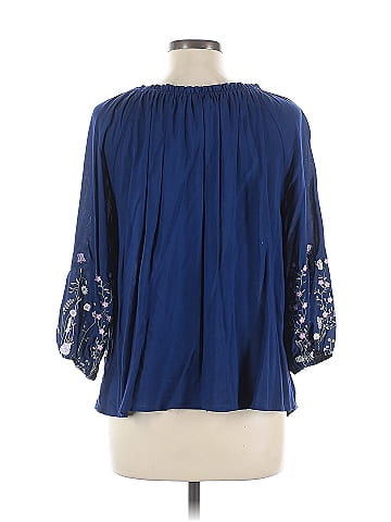 Blue Rain 3/4 Sleeve T-Shirt (view 2)