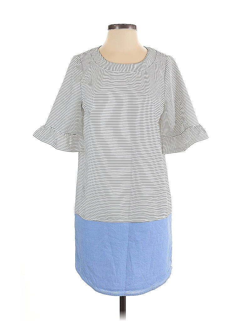 Doe & Rae 100% Cotton Gray Casual Dress Size S - photo 1