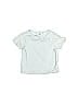 First Impressions 100% Cotton Teal Short Sleeve T-Shirt Size 0-3 mo - photo 1