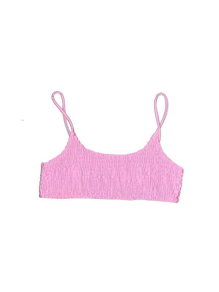 Pre-owned Unbranded Swimsuit Top Pink Swimwear