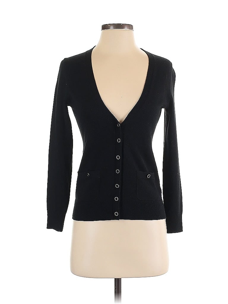 Pre-owned Banana Republic Cardigan Sweater In Black