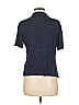 Three Dots Blue Short Sleeve Polo Size L - photo 2