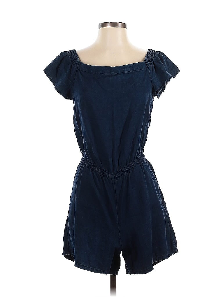 Pre-owned Banana Republic Factory Store Romper In Blue