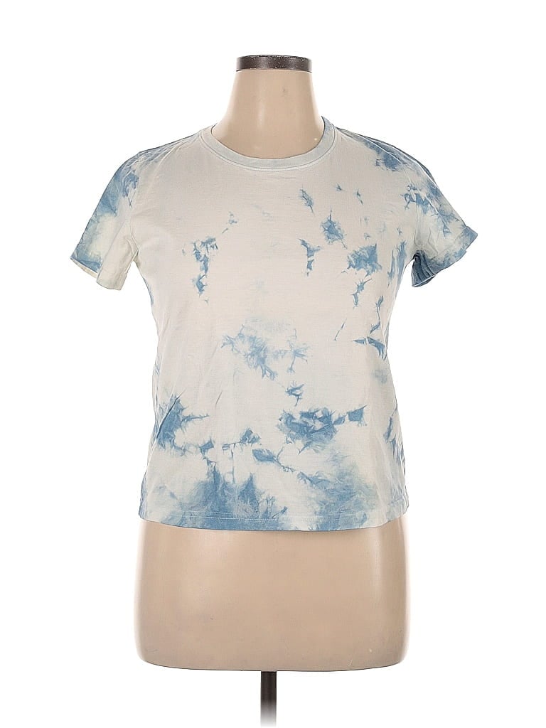 Pre-owned Basics Short Sleeve T-shirt In Blue