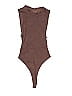 Out From Under Solid Brown Bodysuit Size XS - photo 1