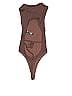 Out From Under Solid Brown Bodysuit Size XS - photo 2