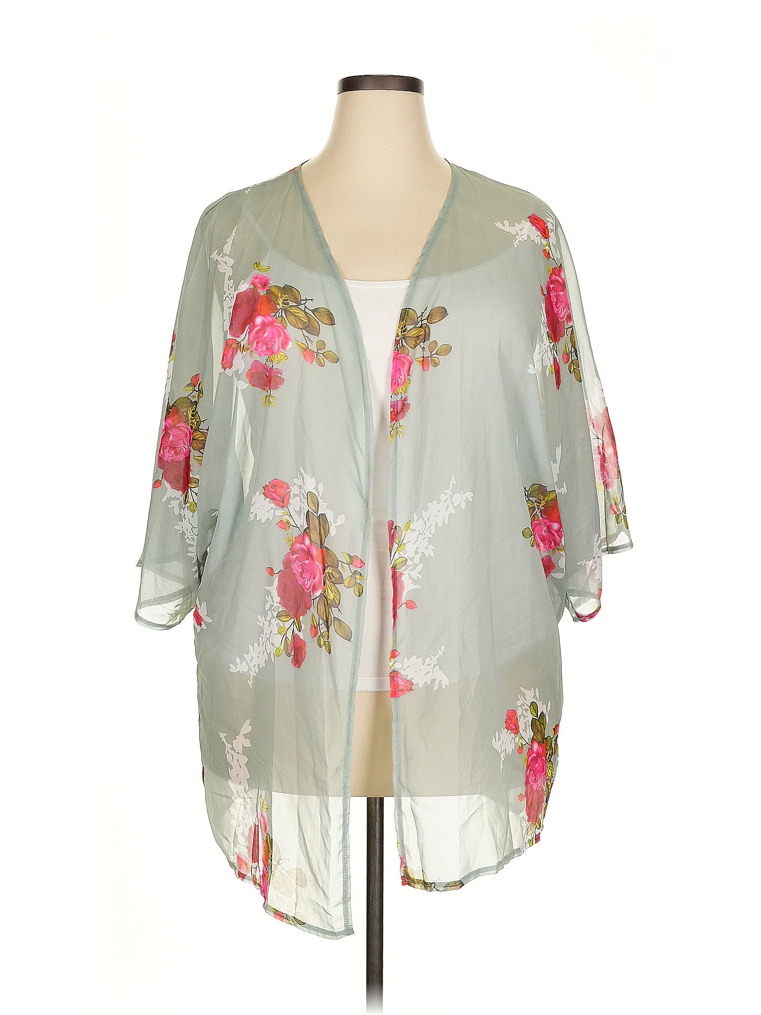 Unbranded Green Kimono Size XXL