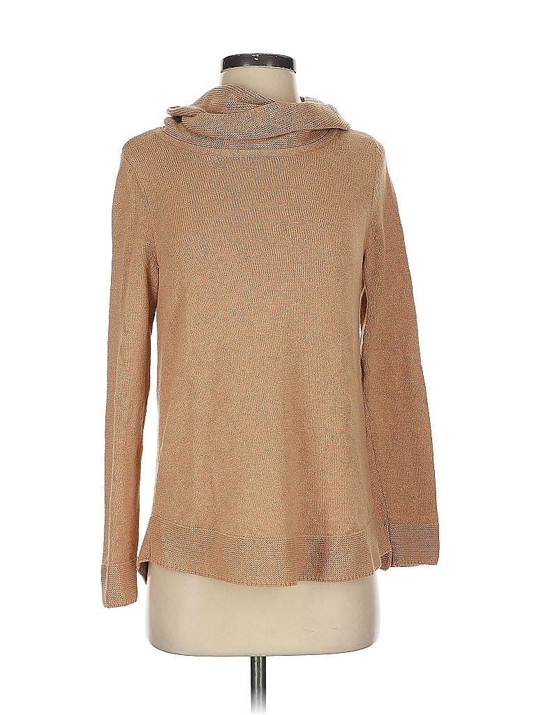 Pre-owned Chico's Turtleneck Sweater In Brown