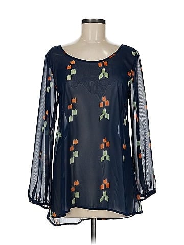 Chris & Carol Long Sleeve Blouse (view 1)