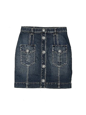 Balmain Denim Skirt (view 1)
