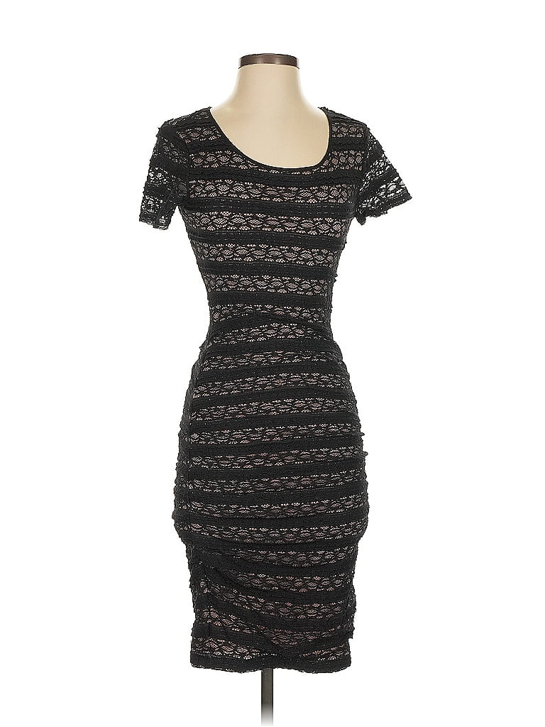 Pre-owned Bcbgmaxazria Casual Dress In Black