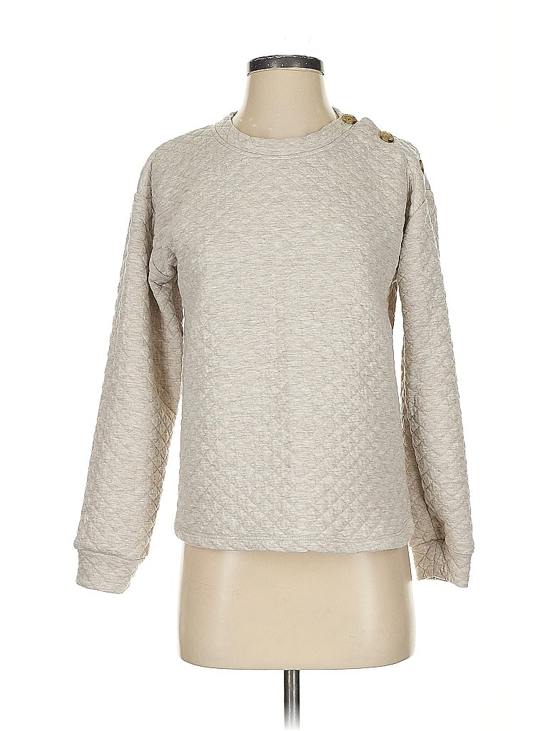 Pre-owned J.crew Factory Store Sweatshirt In Gray