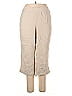 Belle By Kim Gravel 100% Cotton Solid Tan Casual Pants Size XL (petite) - photo 1