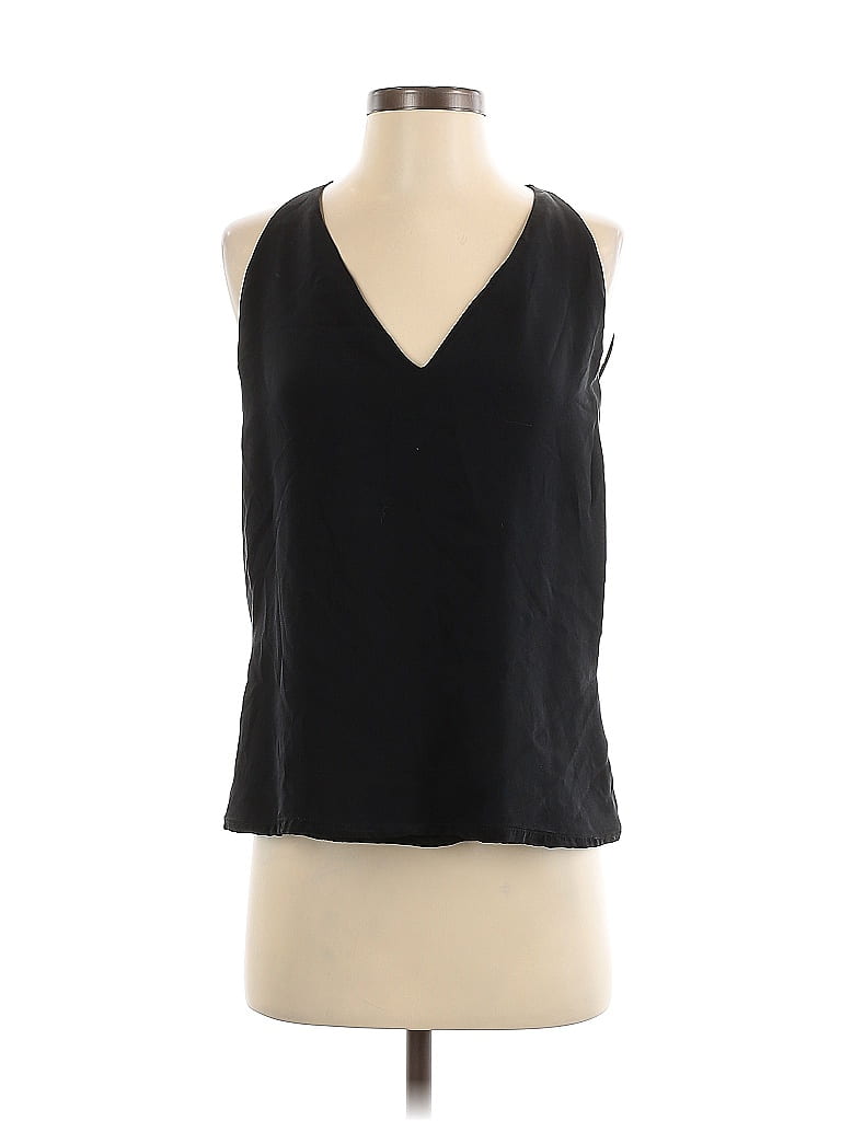 Cushnie Et Ochs 100% Silk Black Sleeveless Silk Top Size 4 - photo 1