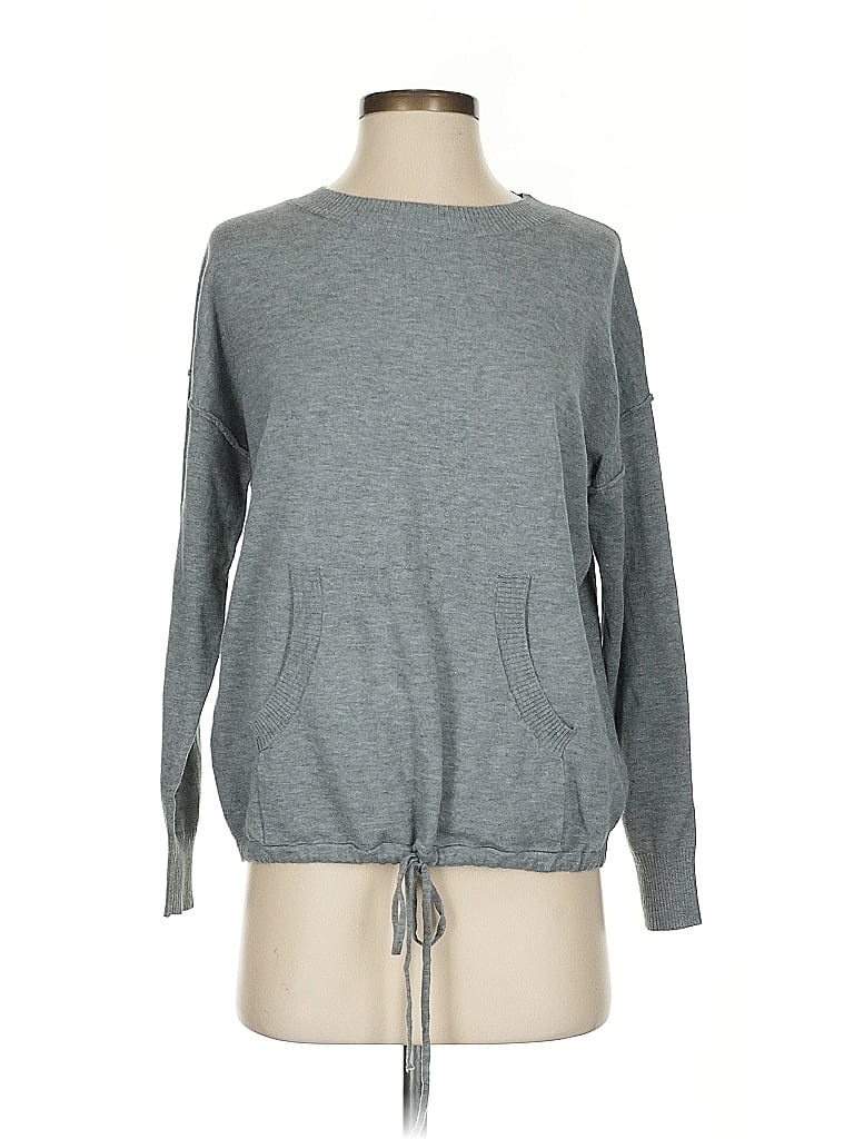 Pre-owned Max Studio Pullover Sweater In Gray