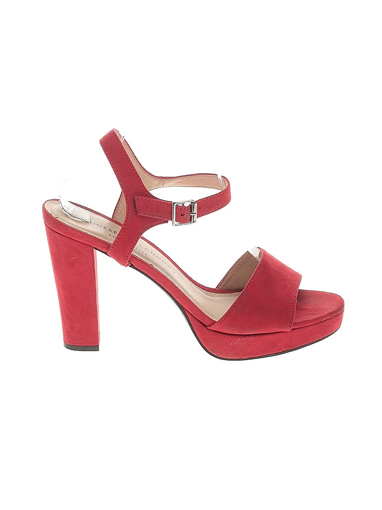 Chinese Laundry Color Block Red Heels Size 10 - photo 1
