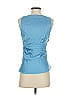 Catherine Malandrino Blue Sleeveless Blouse Size S - photo 2