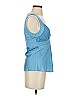Catherine Malandrino Blue Sleeveless Blouse Size S - photo 4