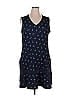 Lillie Green Graphic Blue Casual Dress Size XL - photo 1