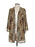 Unbranded 100% Polyester Brown Kimono Size S - photo 1