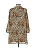 Unbranded 100% Polyester Brown Kimono Size S - photo 2
