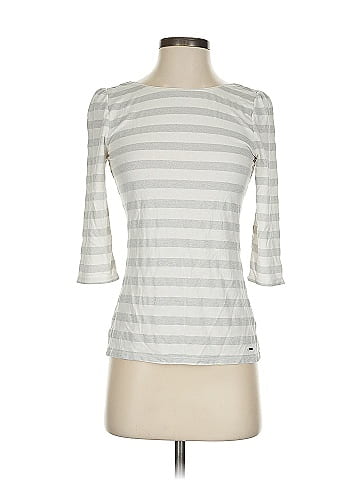 White House Black Market 3/4 Sleeve T-Shirt (view 1)