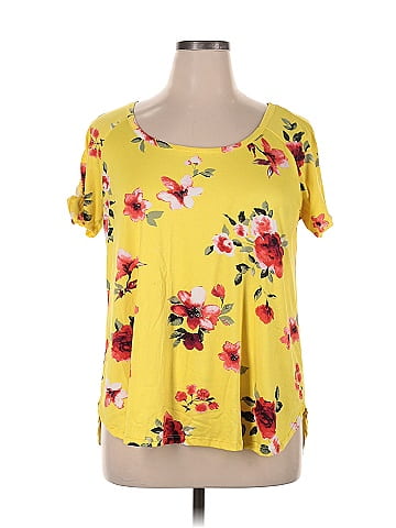 New York Laundry Short Sleeve Blouse (view 1)