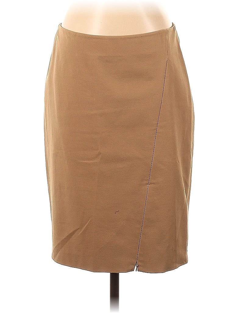 Pre-owned J. Mclaughlin Formal Skirt In Brown