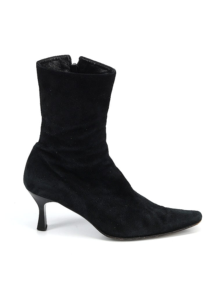 Saks Fifth Avenue Black Boots Size 9 1/2 - photo 1