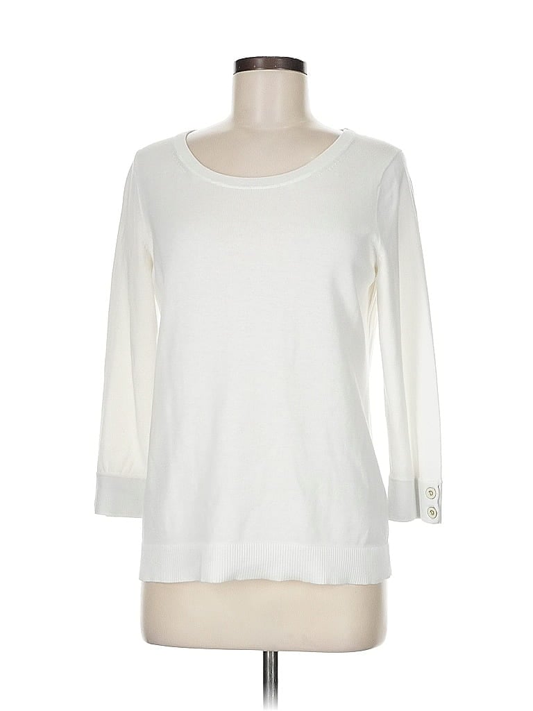 Pre-owned Banana Republic Sweatshirt In White