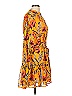 A.L.C. 100% Silk Print Yellow Casual Dress Size 10 - photo 4