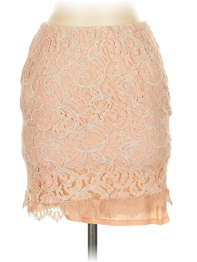 Pre-owned Ella Moss Formal Skirt In Brown