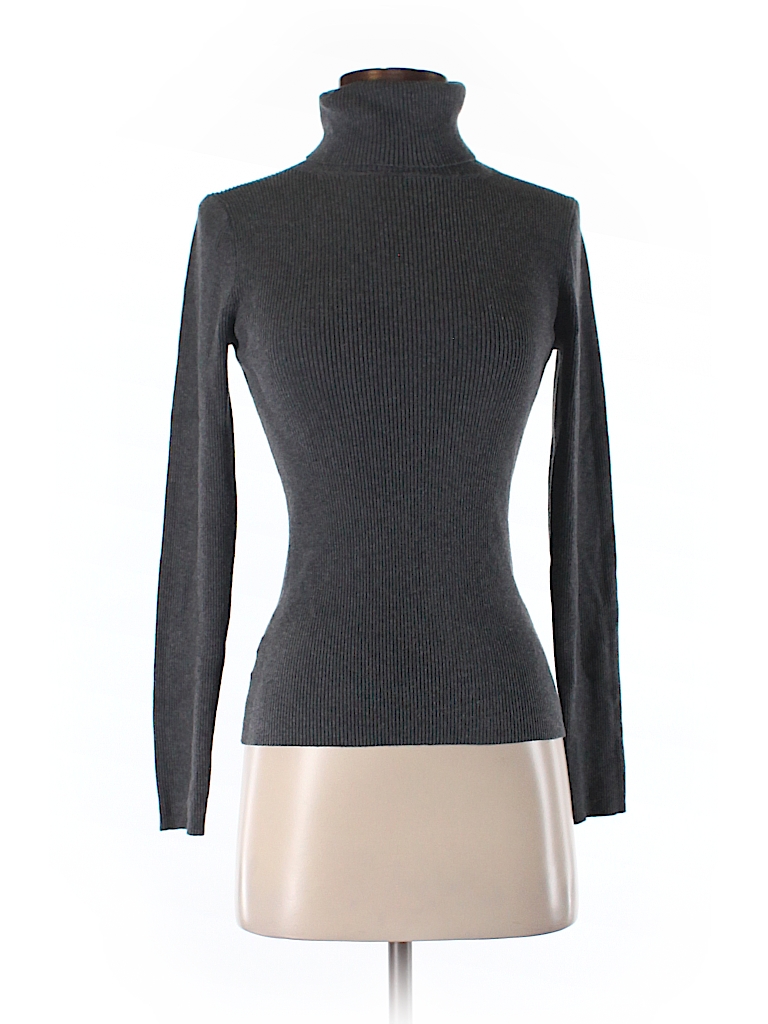 Ann Taylor Gray Turtleneck Sweater Size XS - photo 1