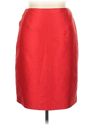 Linda Allard Ellen Tracy Silk Skirt (view 1)