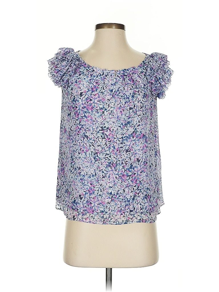 Pre-owned Banana Republic Sleeveless Blouse In Purple