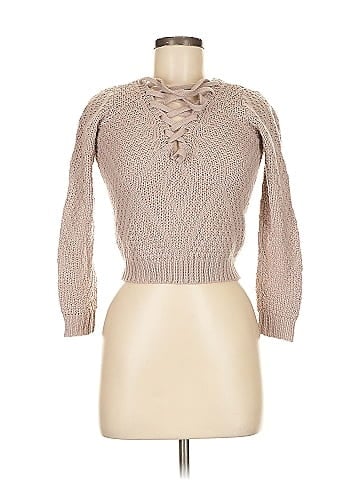 Woven Heart Pullover Sweater (view 1)