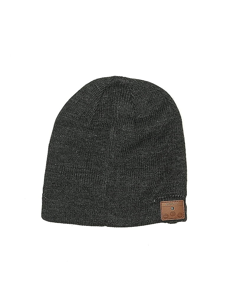 Pre-owned Assorted Brands Beanie Hat In Black