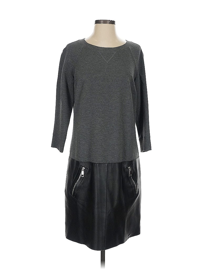 Pre-owned Per Se By Carlisle Casual Dress In Gray