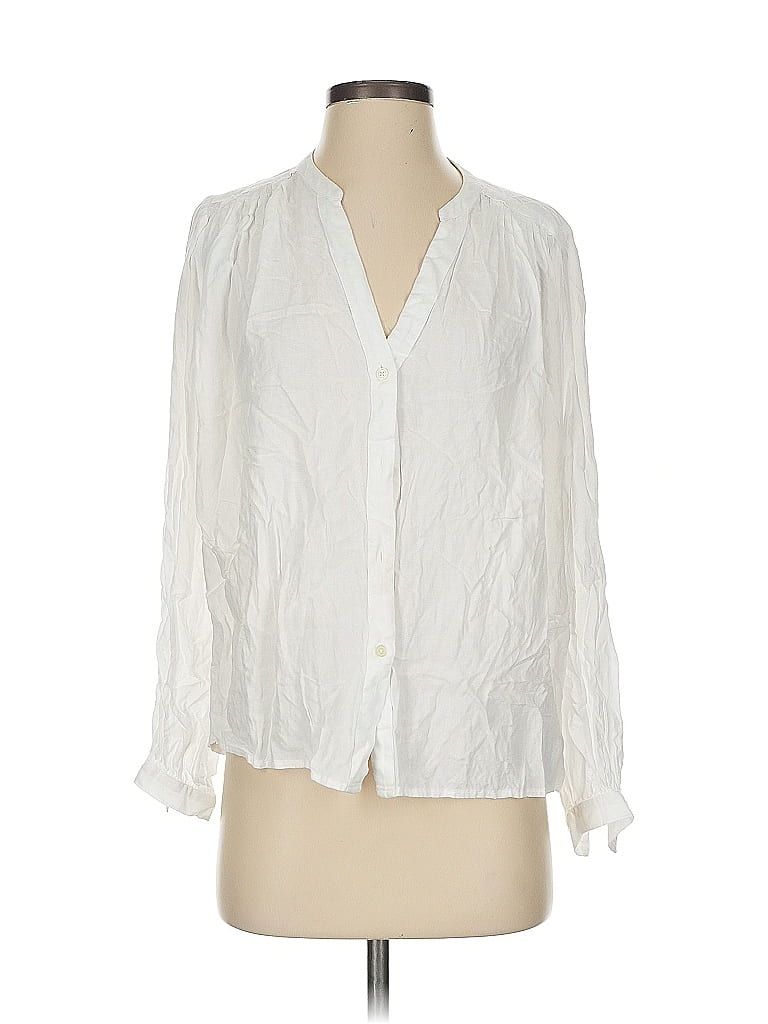 Gap White Long Sleeve Blouse Size S - 60% off | ThredUp