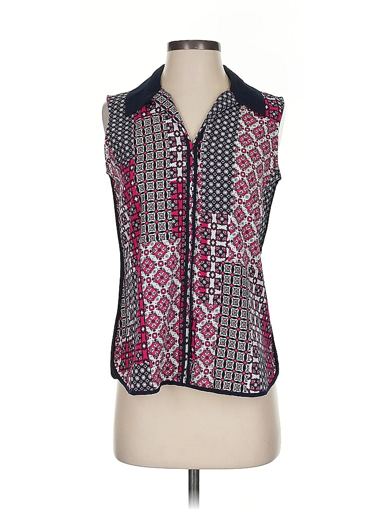 Pre-owned Tommy Hilfiger Sleeveless Polo Shirt In Red