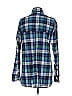 Old Navy Plaid Blue Long Sleeve Button-Down Shirt Size S - photo 2