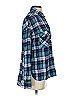Old Navy Plaid Blue Long Sleeve Button-Down Shirt Size S - photo 4