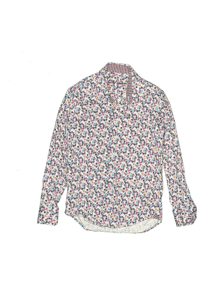 Robert Graham Paisley Ivory Long Sleeve Button-Down Shirt Size 8 (big kids) - photo 1