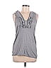 BCBGMAXAZRIA Gray Sleeveless Top Size M - photo 1