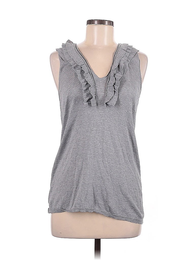 BCBGMAXAZRIA Gray Sleeveless Top Size M - photo 1
