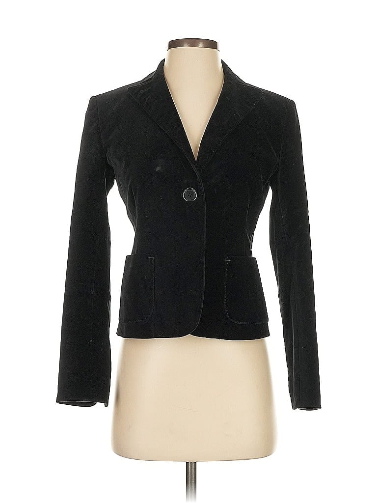 Pre-owned Max Studio Blazer Jacket In Black