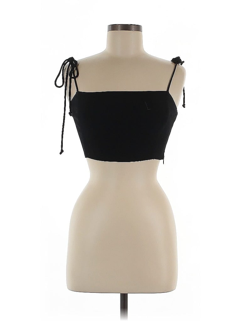 Pre-owned Wilfred Sleeveless Top Black Strapless Neckline Tops
