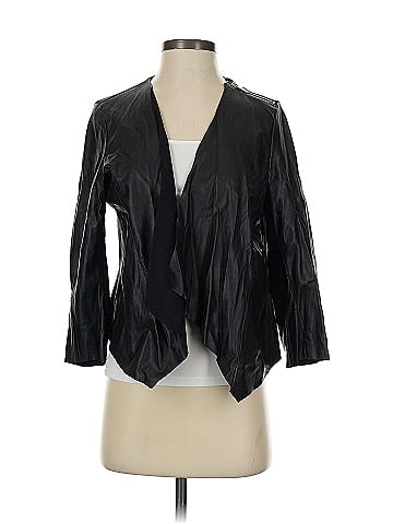 Zara W&B Collection Faux Leather Jacket (view 1)