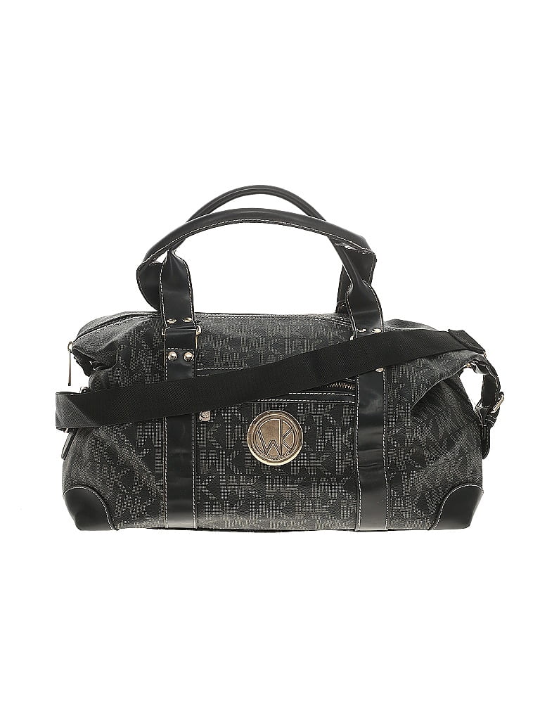 Wendy Keen Black Brown Leather Satchel One size - photo 1